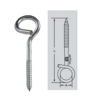 TWISTED WOOD SCREW