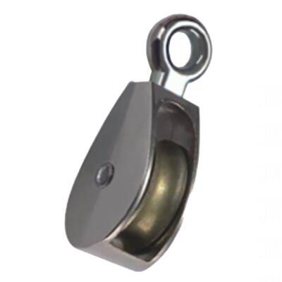 NICKLE PLATED DIE CASTING PULLEY,SINGLE  BRASS WHEEL,FIXED TYPE