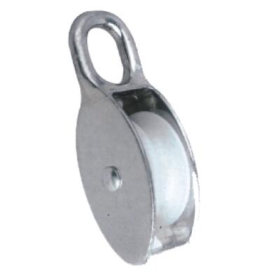 DIE CASTING PULLEY,SINGLE NYLON WHEEL,FIXED TYPE