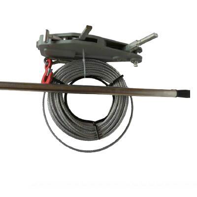 HAND WINCH WITH STEEL WIRE ROPE