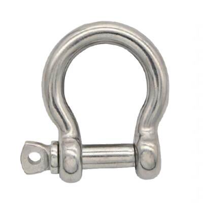 STAINLESS STEEL EUROPEAN TYPE LARGE BOW SHACKLE