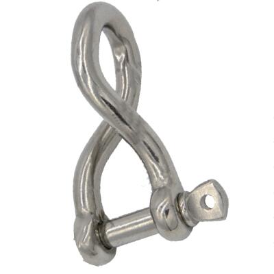 STAINLESS STEEL TWISTED SHACKLE