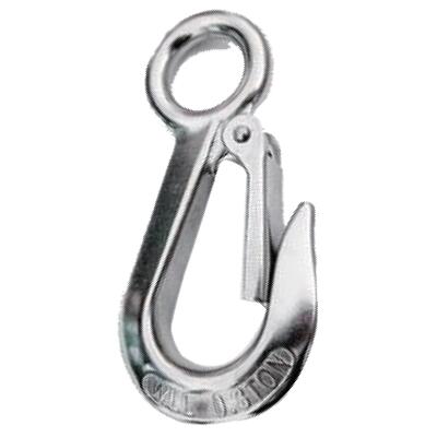 STAINLESS STEEL EYE SLING HOOK WITH LATCH